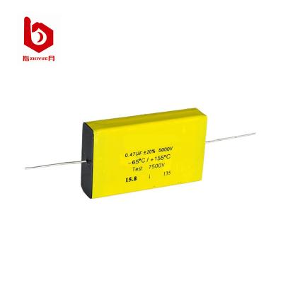 China ZHIYUE GROUP Size High Temperature Voltage 2500vdc 1uf Mica Paper Capacitor for sale