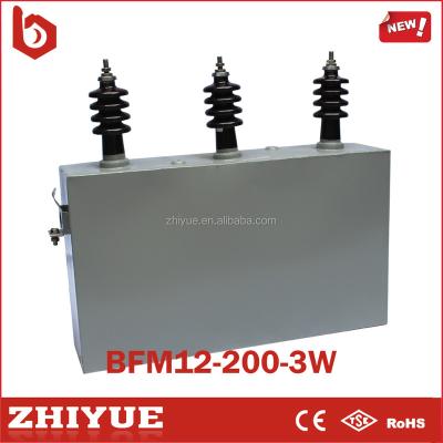 China Power BFM 12kv 200 kvar High Voltage Power Capacitor Bank Panel Three Phase for sale