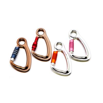 China Key Chain Camping Raising Carabiner Outdoor Spring Hooks Instant Safety Device for sale