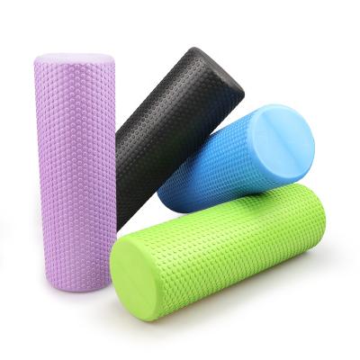 China Custom Logo Durable High Quality Exercise Extra Firm High Density EVA Foam Roller For Yoga for sale