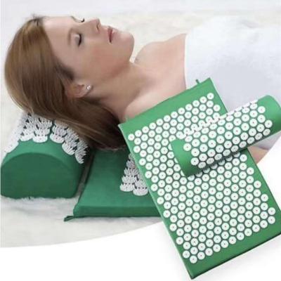 China Comfortable Massage Mat Body Pain Relieve Stress Back Acupressure Spike Cushion Yoga Acupuncture Mat for sale