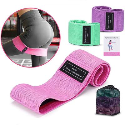 China High Quality Durable Fabric Resistance Bands Set 3 Tiers Booty Bands For Legs And Butt Exercise Workout Band for sale