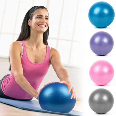 China New 25cm Yoga Ball Fitness Exercise Ball Pilates Balance Ball Exercise Gym Fitness Yoga Ball Durable Core Gymnastics Indoor Training for sale