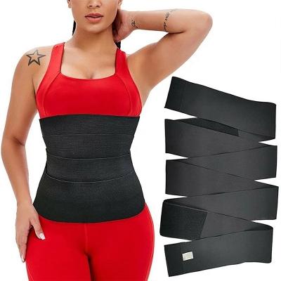 China Adjustable Bandage Wrap Waist Trainer Shaperwear Belt Women Slimming Tummy Belt Corset Upper Stretch Bandage Cincher Body Shaper for sale