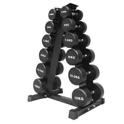 China Factory Price Commercial A-Frame Dumbbell Rack Rack Weight Rack For Dumbbells For Home Gym Dumbbell Rack Commercial for sale