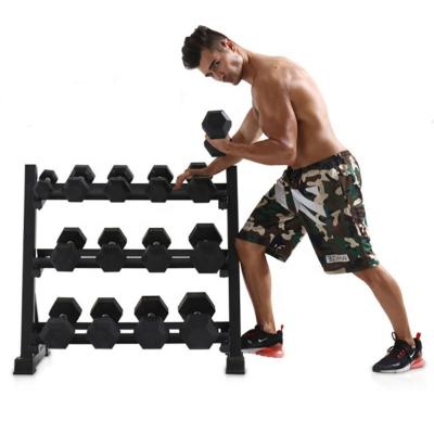 China Commercial Wholesale Dumbbell Rack Storage Gym Rack Weight Rack Set Commercial Dumbbell Gym Equipment for sale