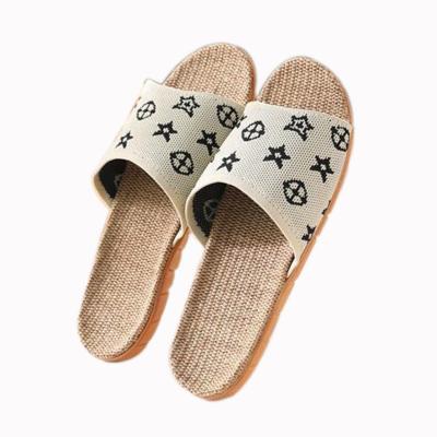 China Fashion Trend Manufacturer Made Breathable Durable Indoor Home Female Slippers Cute Beach Canvas Slippers for sale