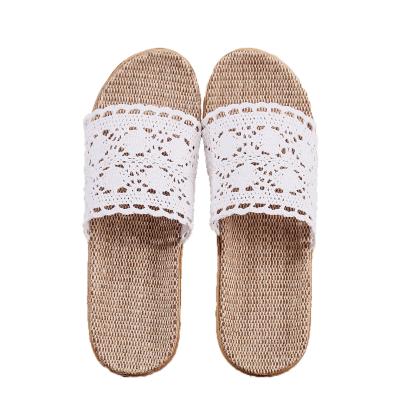 China Wholesale Outdoor China Fashion Trend Tops Ouality Beach Fashion Women Slides And Sandals Canvas Slippers for sale