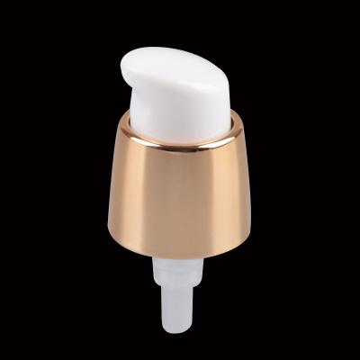 China Child safe cosmetic treatment pump 18/400 plastic material lotion pump, treatment pump for sale