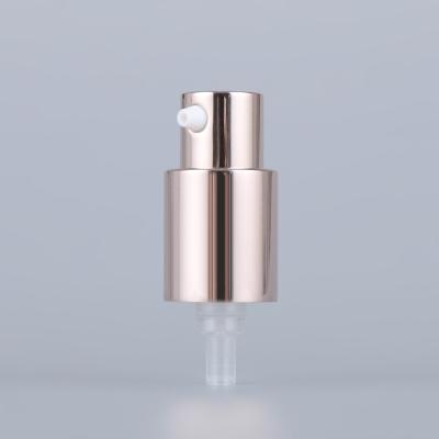 China Non Spill Aluminum Skin Care Pump Dispenser Treatment Cream Dispenser Pump for sale