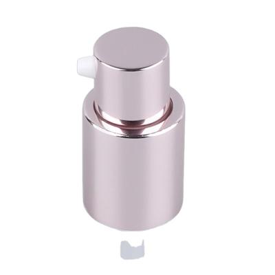 China Non Spill Factory Wholesale 18/410 Aluminum Mini Treatment Pump Bottle Cream Pump for sale