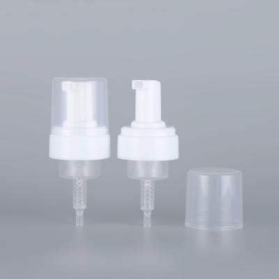 China Non Spill 43mm Plastic Foaming Pump White Color Bottle Pump for sale