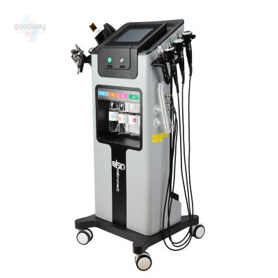 China Pigment Removal 9 in 1 Hydraulic Dermabrasion Beauty Machine for Microdermabrasion Deep Machine Skin Cleansing Facial Skin Machine for sale