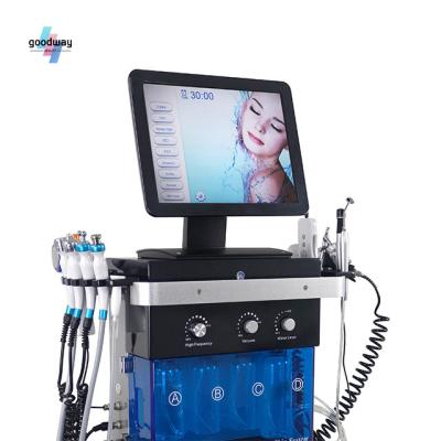 China Pigment Removal 12 in 1 Hydra Microdermabrasion Hydra Dermabrasion Hydro Facial Skin Oxygen Jet Bubble Aqua Hydro Dermabrasion Cleansing Machine for sale