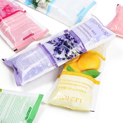 China Hand Foot SPA Rose/Peach/Lavender Multiple Flavors Fully Refined Paraffin For Solid Paraffin Wholesale Bulk Beauty Wax for sale