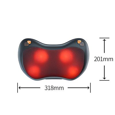 China Shitasu Vibration Neck Massager Portable Electric Kneading Back Pillow With Heat for sale