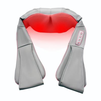 China Back Shiatsu Neck Shoulder Massager Comfortable Electric Kneading Therapy Infrared Passionate Massage for sale