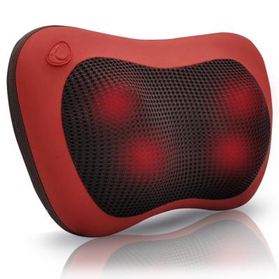 China Portable Electric Deep Body Kneading Massager Relax Pillow Back Neck Massager Massager for sale