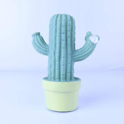 China 2019 Kids Room Hot Selling Custom Battery Silicone Cactus Led Kids Led Night Light for sale