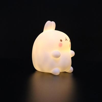 China 2019 Kids Room Beat Selling Battery Kids Bedroom Sleep Creative Silicone Led Night Light for sale