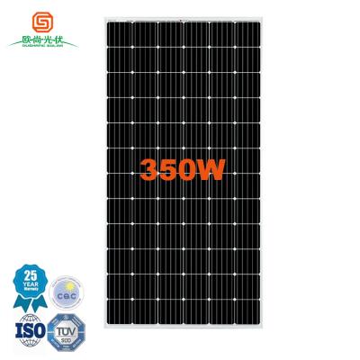 China 2021 350 Watt Solar Panel Factory New Energy Anodized Aluminum Alloy Monocrystalline Silicon for sale