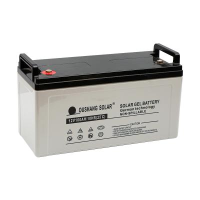 China Long Life Rechargeable Price OUSHANG Home Appliances Gel Lead Acid Battery 24v 200ah for sale