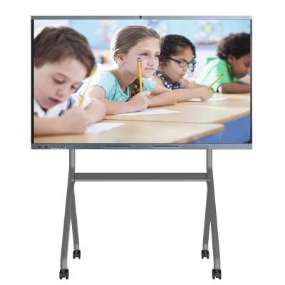 China School smart board teacher the all-in-one teaching machine interactive whiteboard 65 inch smart vertical touch screen board for sale