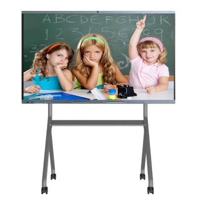 China School Teacher Interactive Smart Whiteboard All-in-One 86 Inch Touch Screen Digital Electronic Interactive Glass Board for sale