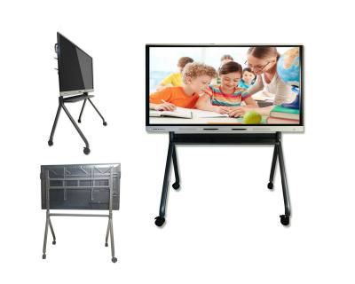 China RONGNA School Teacher 65 Inch School Teacher Flat Panel 4K LED Interactive Touch Screen Smart Portable Interactive Whiteboard for sale