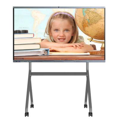 China School Teaching School Teaching Smart 75inch Interactive Whiteboard Led Touch Screen Education Interactive Glass Board for sale