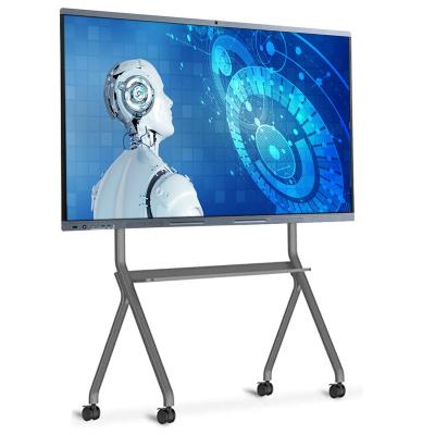 China RONGNA School Teaching 75 Inch Interactive Smart Board With Built In 4K Computer Smart Whiteboard For Lecture And Leaning Room for sale