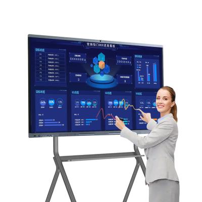 China School teaching other office&school supplies interactive board 75 inch stand desk smart whiteboard with camera for sale