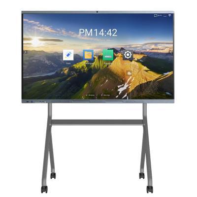 China School teaching 86 interactive flat panel outdoor advertidsing screen with intelligent control system interactive whiteboard for sale