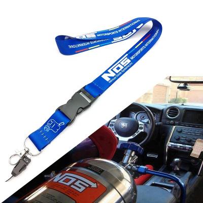 China Fashiontable JDM Car Lanyard Neck Straps Key Cell Phone Work ID Card Arming Cord Style Creative Gifts For Auto Key Chain Accessories No. for sale