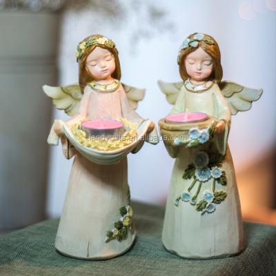 China China Attraction Design Resin Angel Figurine Wholesale for sale