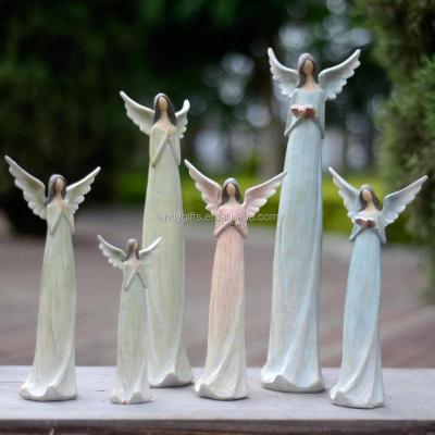 China 2018 China New Design Resin Angel Sculpture For Home Decor for sale