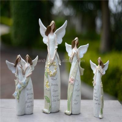 China Wholesale China Resin Angel Special Memorial Statues for sale