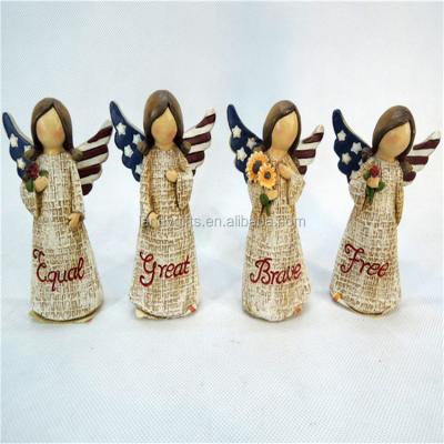 China China Fourth of July Holiday Angel Figurine Small for sale