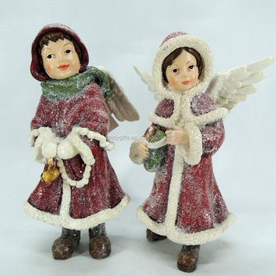 China China Promotions Christmas Girls Small with Wings Angel Figurines (8-Inch) for sale