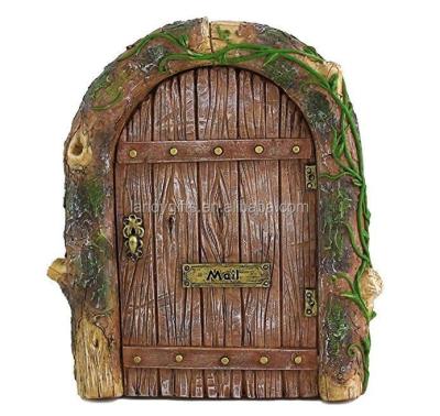 China China Garden Collections Resin Mini Fairy Garden Gnome Home Door Statue for sale