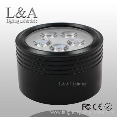 China Surface Mounted Black 5W Lens High Power Led Surface Mounted , Led Ceiling Light for sale