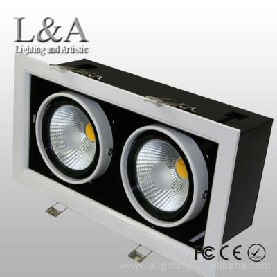 China Aluminum White Double Head 2*10w COB Led Grill Light for sale