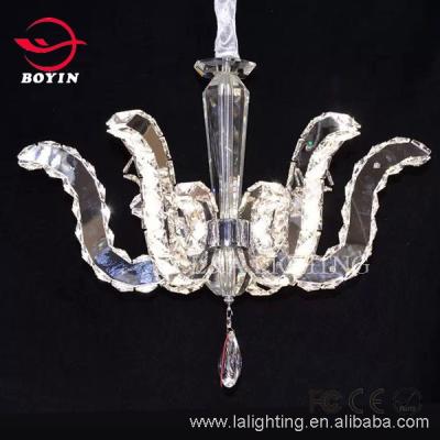 China NEW Design Crystal Modern 6inch Color Changeable Chandelier for sale