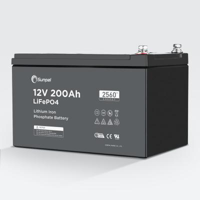 China Household Appliances Sunpal Lifepo4 Inverter Lithium Ion Battery 100Ah 120Ah 150Ah 200Ah 250Ah 12V Deep Cycle Lithium Iron Phosphate Battery for sale