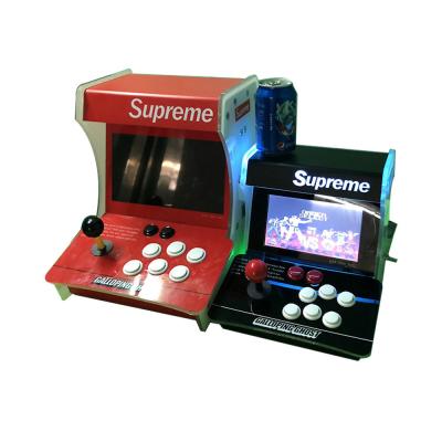 China Electronic Game Machine Parts Mini Battery 3D Moonlight Treasure Box Joystick Dual Sharing Arcade Dual Screen Game Machine for sale