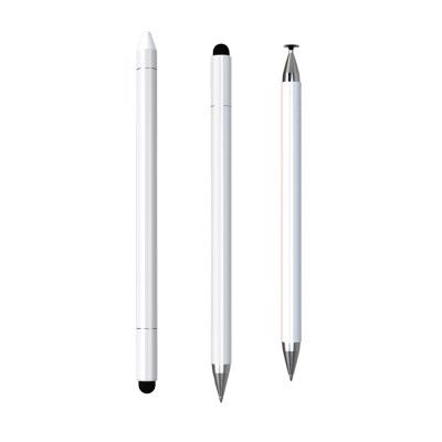 China Mobile Phone 3in1 Touch Screen Stylus Pen with Multifunctional Metal Touch Screen Metal Fine Point Writing Capacitive Stylus for Iphone Ipad for sale