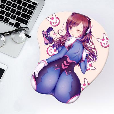 China 100% eco-friendly ergonomic mouse pads with custom logo printed wrist rest mousepads for sale