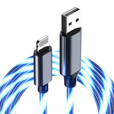 China Fast Light USB LED Lighting Micro Data Cable Mobile Phone Accessories Mobile Phone Light OEM Charging USB Data Cable for sale