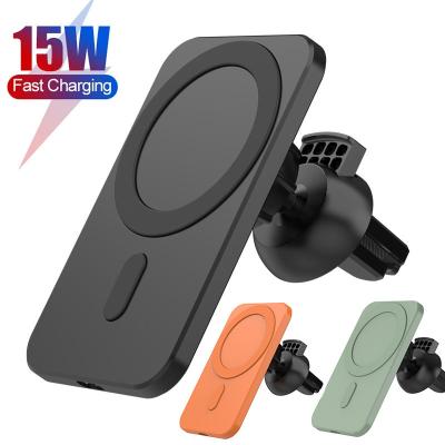 China Mobile Phone Car Wireless Charger for iPhone Samsung Huawei Car Charger with Magnetic Wireless Charger Car Holder for sale