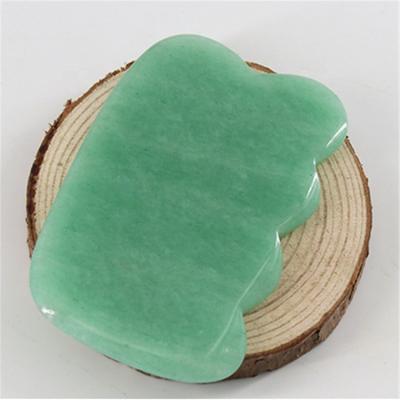 China Custom Hand Neck Roller Body Jade Massage Tool Wave Gua Sha Facial Stone Board for sale